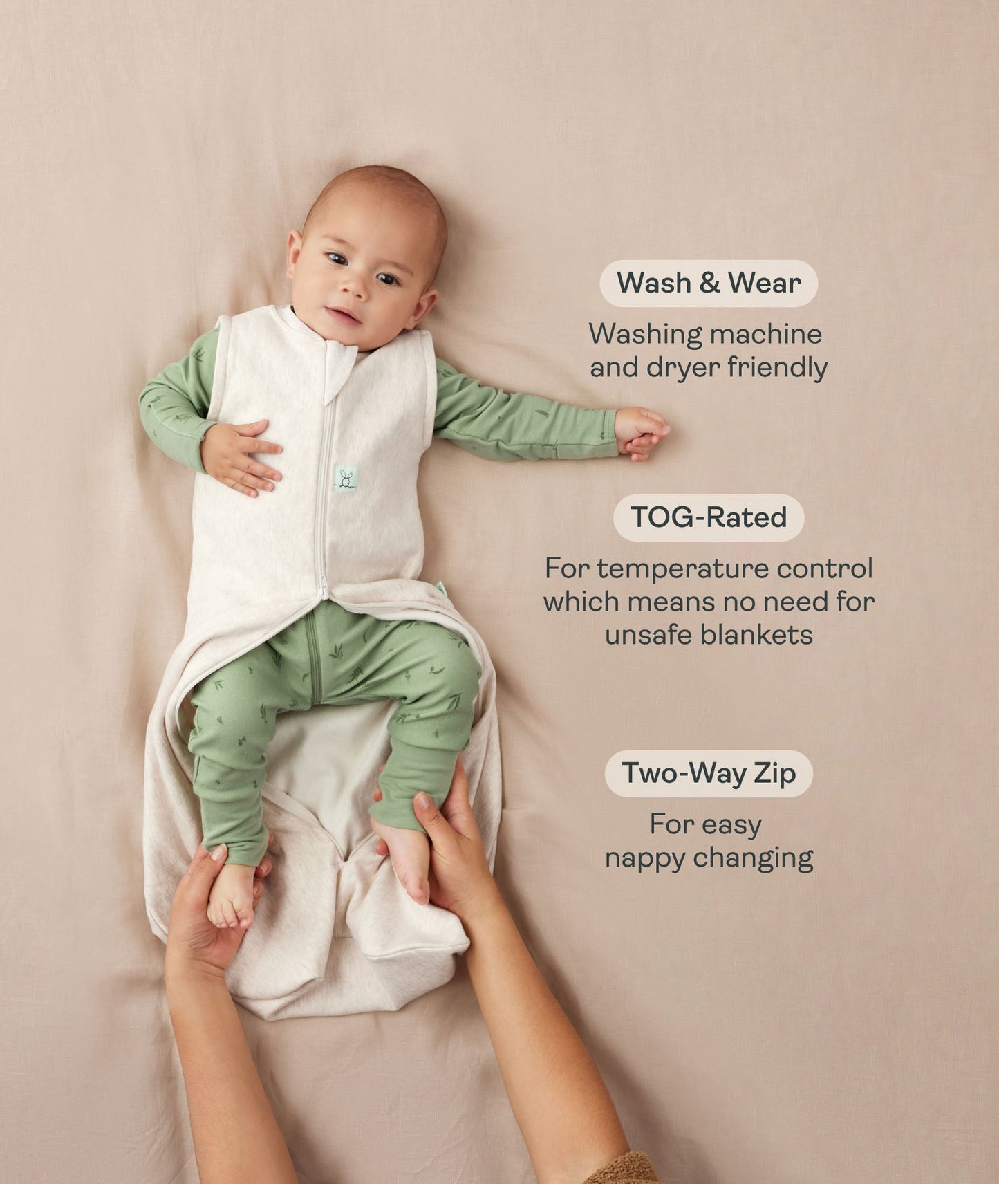 Sleeping Bag 2.5 TOG Sage