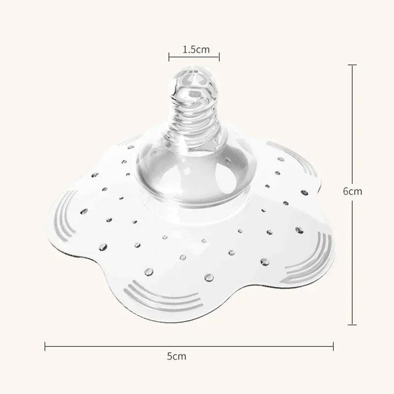 Silicone Nipple Protector Breastfeeding Shields Anti-Overflow Milk Cover Soft Comfortable Reusable Nursing Pads for Mothers