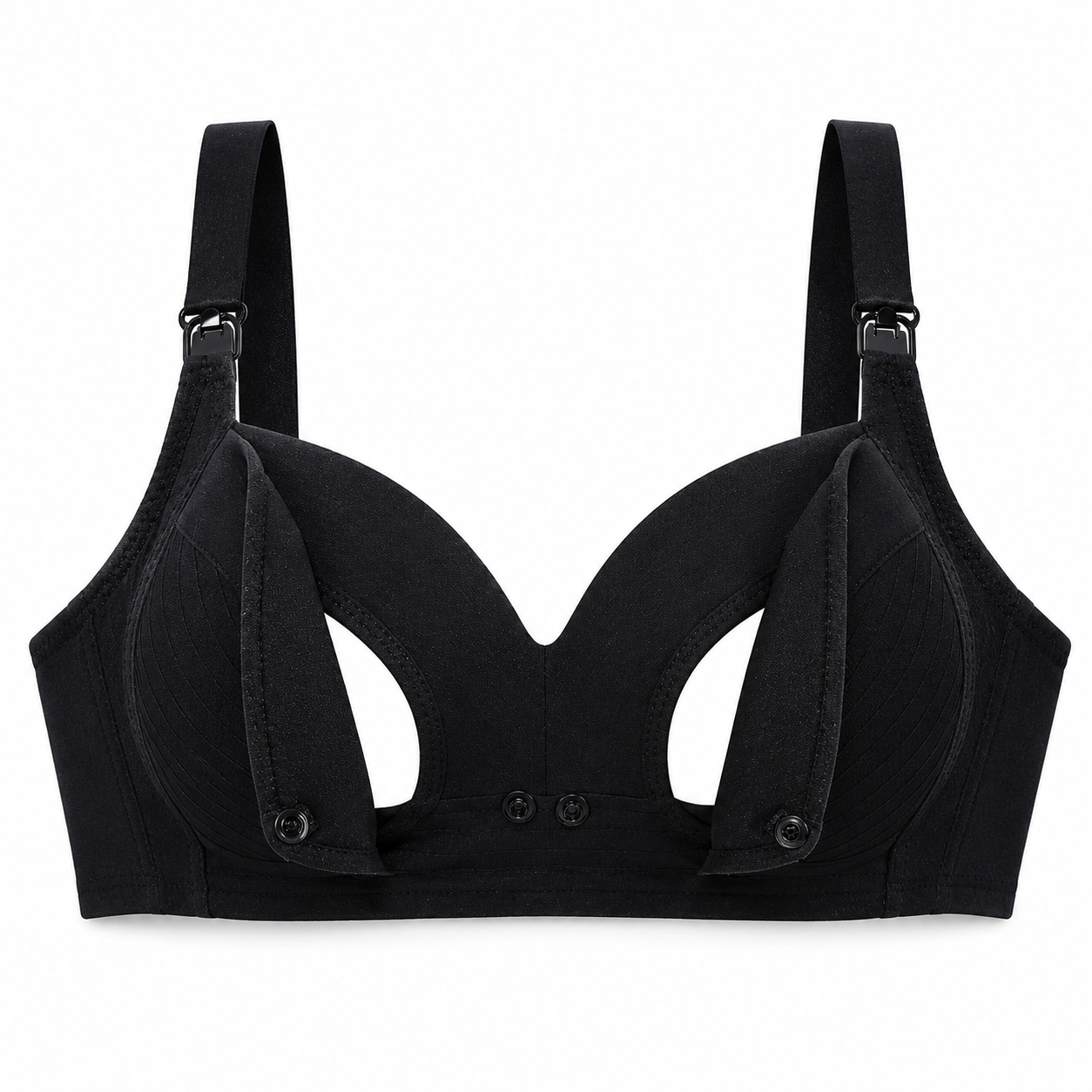 Adoptez dès aujourd'hui une lingerie qui vous veut du bien. Ce soutien-gorge à bouton n'est pas seulement un sous-vêtement, c'est une véritable libération au quotidien qui prouve que l'on peut être irrésistible sans jamais sacrifier son confort.